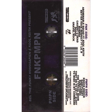 FNKPMPN (Del Tha Funkee Homosapien & Kool Keith) - Subatomic Purple Cassette & Button