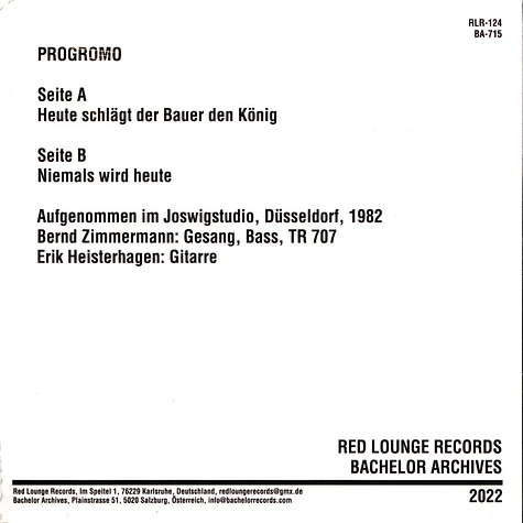 Progromo - Heute Schlägt Der Bauer Den König