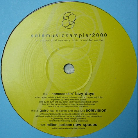 V.A. - Sole Music Sampler 2000