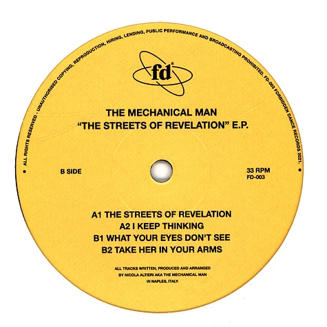 Mechanical Man - The Streets Of Revelation