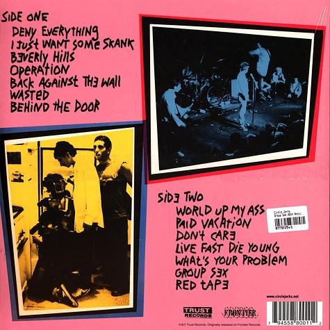 Cirkle Jerks - Group Sex 40th Anniversary Red Vinyl Edition