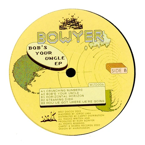 Bowyer - Bob's Your Uncle EP