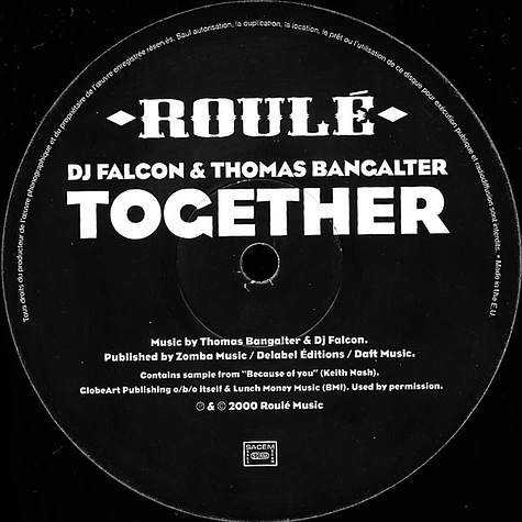 洋楽 DJ FALCON & THOMAS BANGAL TOGETHER LP DJ Falcon & Thomas Bangalter - Together [HD] - YouTube