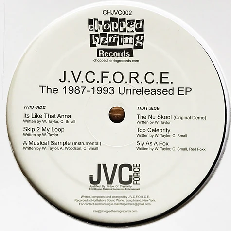 J.V.C. F.O.R.C.E. - The 1987-1993 Unreleased EP