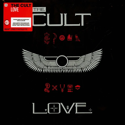 The Cult - Love Transparent Red Vinyl Edition