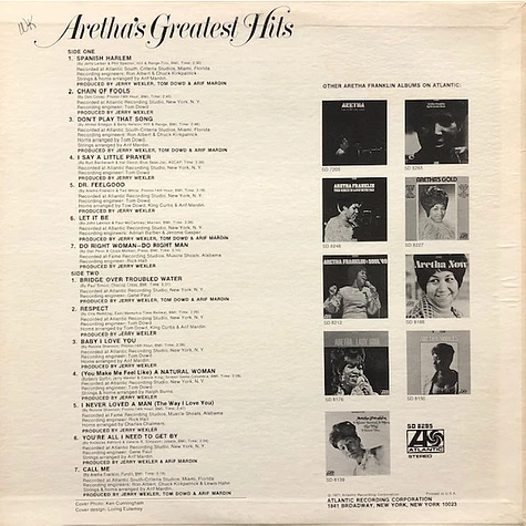 Aretha Franklin - Aretha's Greatest Hits