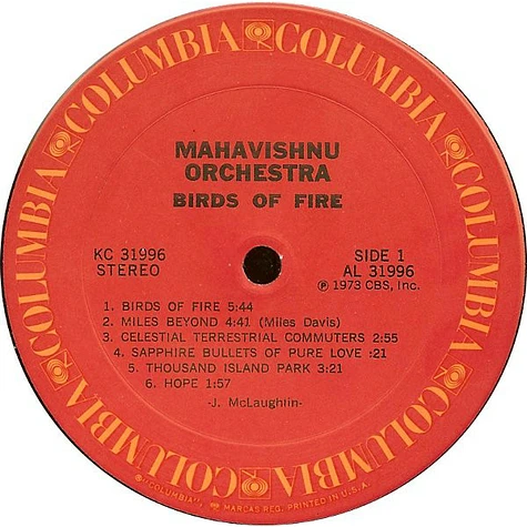 Mahavishnu Orchestra - Birds Of Fire