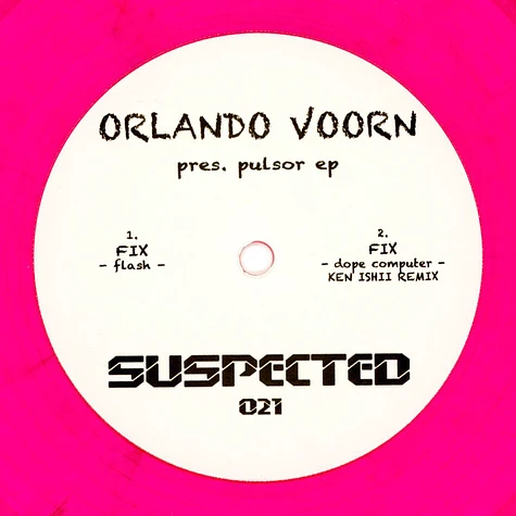 Orlando Voorn - Pulsor Ep Ken Ishii Remix Translucent Purple Vinyl Edition