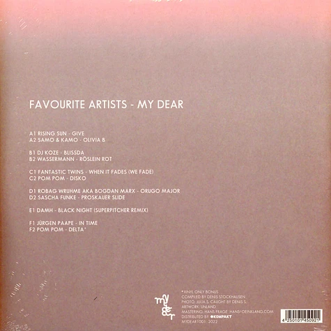 Favourite Artists (DJ Koze, Robag Wruhme, Superpitcher) - My Dear