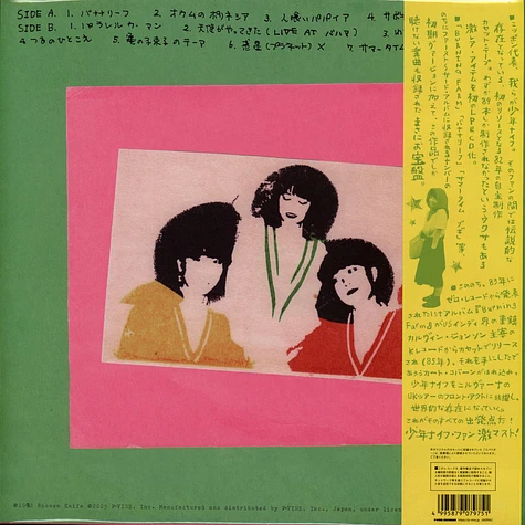 Shonen Knife - Minna Tanoshiku Shonen Knife - Vinyl LP - 1982 - JP
