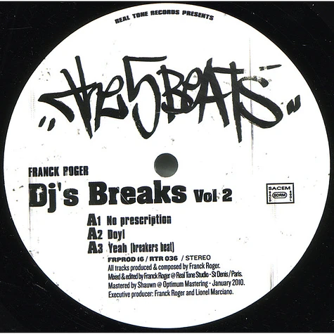 The 5 Beats - Dj's Breaks Vol 2