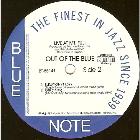 Out Of The Blue - Live At Mt. Fuji