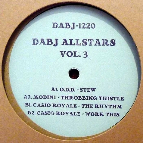 O.D.D. / Modini / Casio Royale - DABJ Allstars Vol. 3
