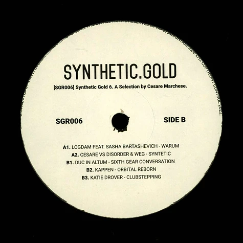 V.A. - Synthetic Gold 6. A Selection By Cesare Vs Disorder.