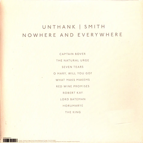 Unthank : Smith - Nowhere And Everywhere