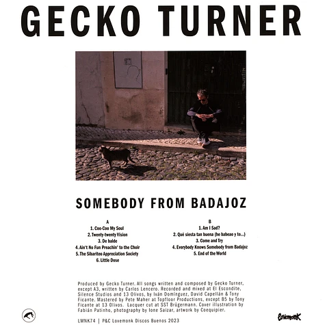 Gecko Turner - Somebody From Badajoz