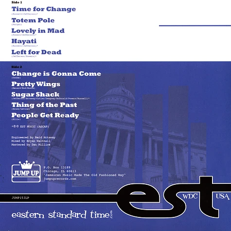 Eastern Standard Time - Time For Change Blue Vinyl Edtion