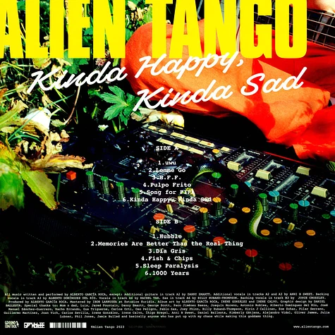 Alien Tango - Kinda Happy, Kinda Sad Sun Yellow Vinyl Edition