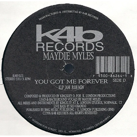 Maydie Myles - You Got Me Forever