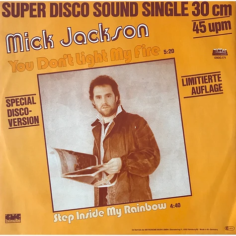 Mick Jackson - You Don't Light My Fire