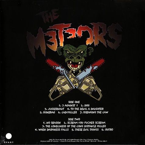 The Meteors - These Evil Things Black Vinyl Edition