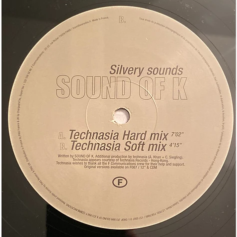 Sound Of K - Silvery Sounds (Technasia Mixes)