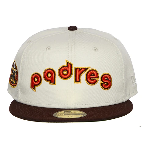 NEW ERA CAPS San Diego Padres Retro Script Fitted Hat 60417778 - Karmaloop