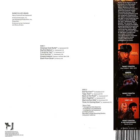 Nancy Sinatra & Lee Hazlewood - Nancy & Lee Again Black Vinyl Edition