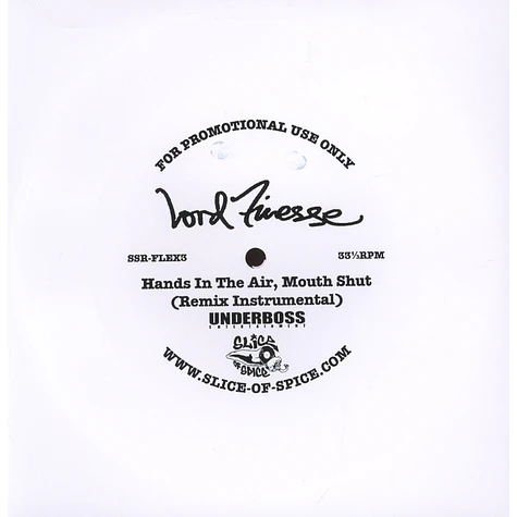 Lord Finesse - Hands In The Air, Mouth Shut (Remix Instrumental)