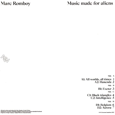 Marc Romboy - Music Made For Aliens