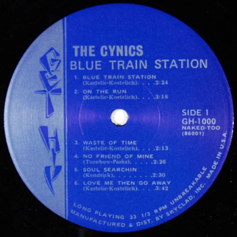 The Cynics - Blue Train Station