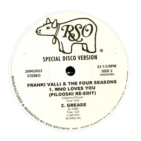 Franki Valli & The Four Seasons - Special Disco Versions