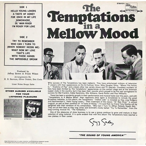 The Temptations - In A Mellow Mood
