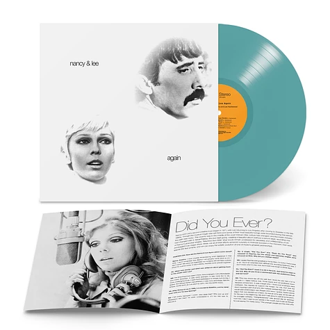 Nancy Sinatra & Lee Hazlewood - Nancy & Lee Again Nancy’s Bootique Edition pressed on Tippy Toes Teal & White Swirl Vinyl Edition