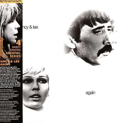 Nancy Sinatra & Lee Hazlewood - Nancy & Lee Again Nancy’s Bootique Edition pressed on Tippy Toes Teal & White Swirl Vinyl Edition