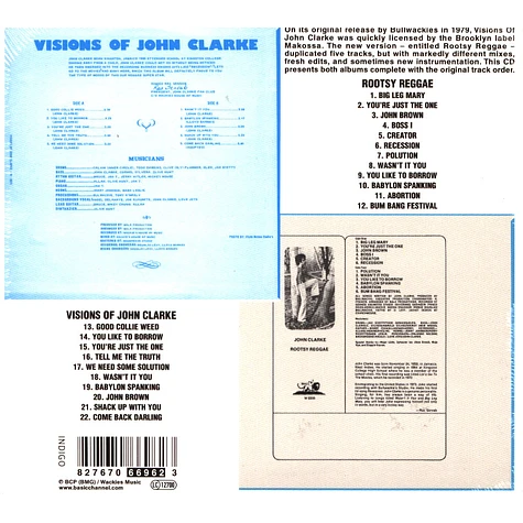 John Clarke - Visions Of John Clarke / Rootsy Reggae