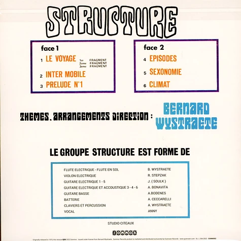 Structure - Pop Music Black Vinyl Edition