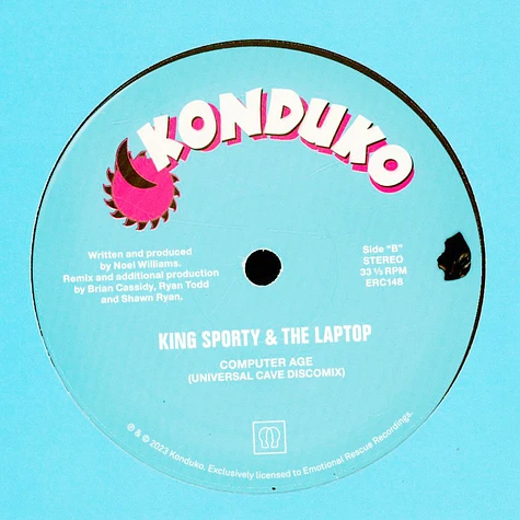King Sporty / The Laptop - Computer Age Universal Cave Remix