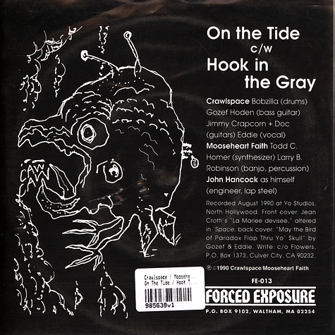 Crawlspace / Mooseheart Faith - On The Tide / Hook The Gray