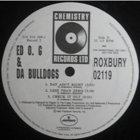 Ed O.G & Da Bulldogs - Roxbury 02119