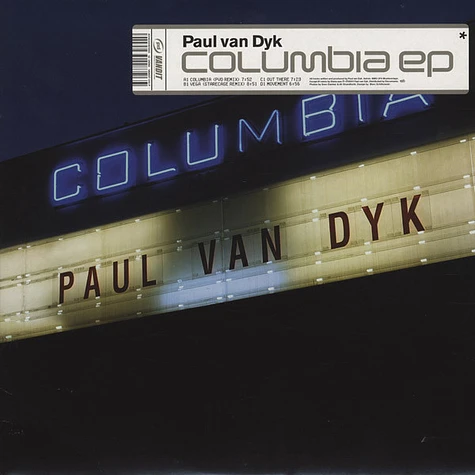 Paul van Dyk - Columbia EP