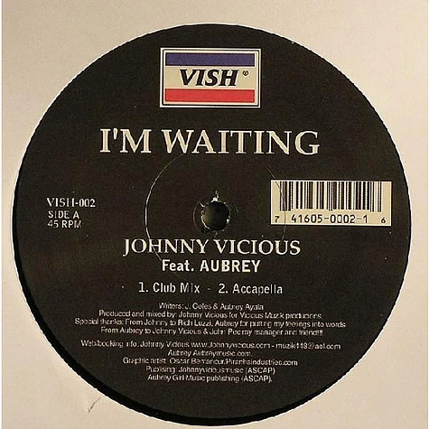 Johnny Vicious Feat. Aubrey - I'm Waiting