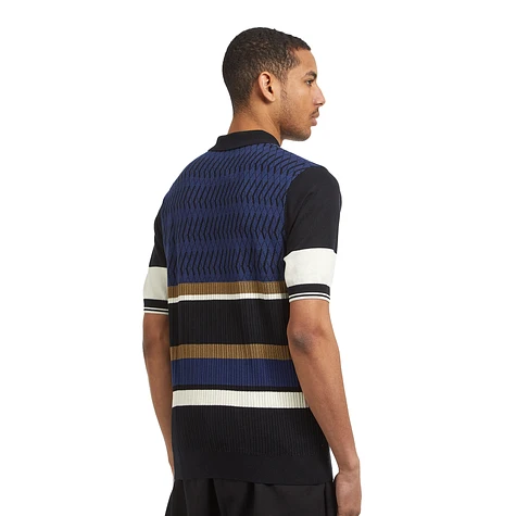 Fred Perry - Argyle Panel Knitted Shirt