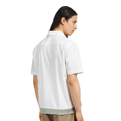 fred perry white short sleeve shirt