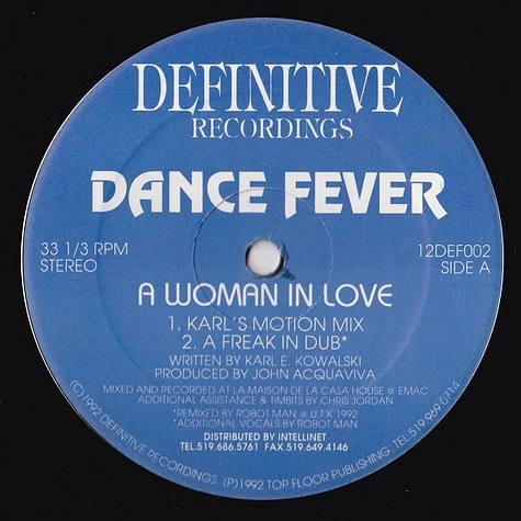 Dance Fever - A Woman In Love