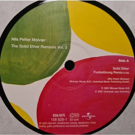 Nils Petter Molvær - The Solid Ether Remixes Vol. 3