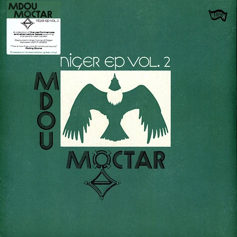 Mdou Moctar - Niger EP 2 Green Vinyl Edition