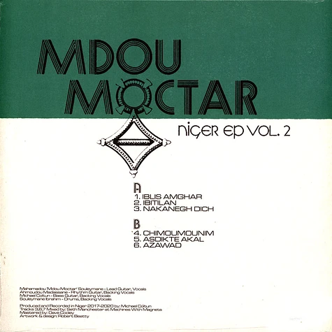 Mdou Moctar - Niger EP 2 Green Vinyl Edition