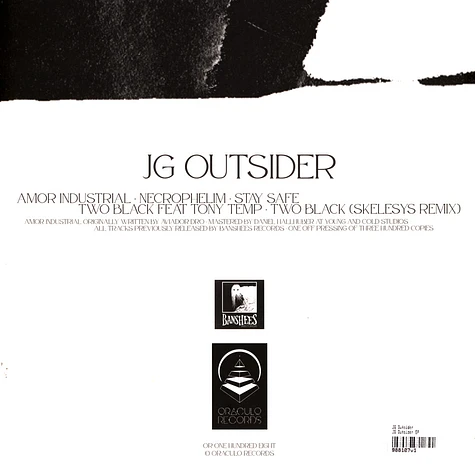 JG Outsider - JG Outsider EP