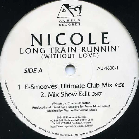 Nicole J McCloud - Long Train Runnin' (Without Love)